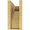 Ekena Millwork 5"W x 15"D x 10"H Classic Viola Rough Cedar Woodgrain TimberThane Corbel, Primed Tan CORUR05X15X10VIORCPR - alternate 3